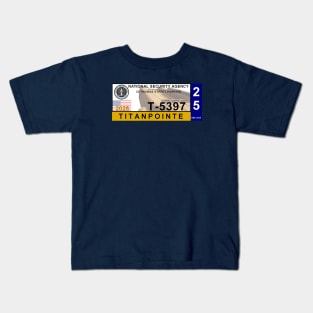 2025 Titanpointe NSA Building Parking Permit Kids T-Shirt